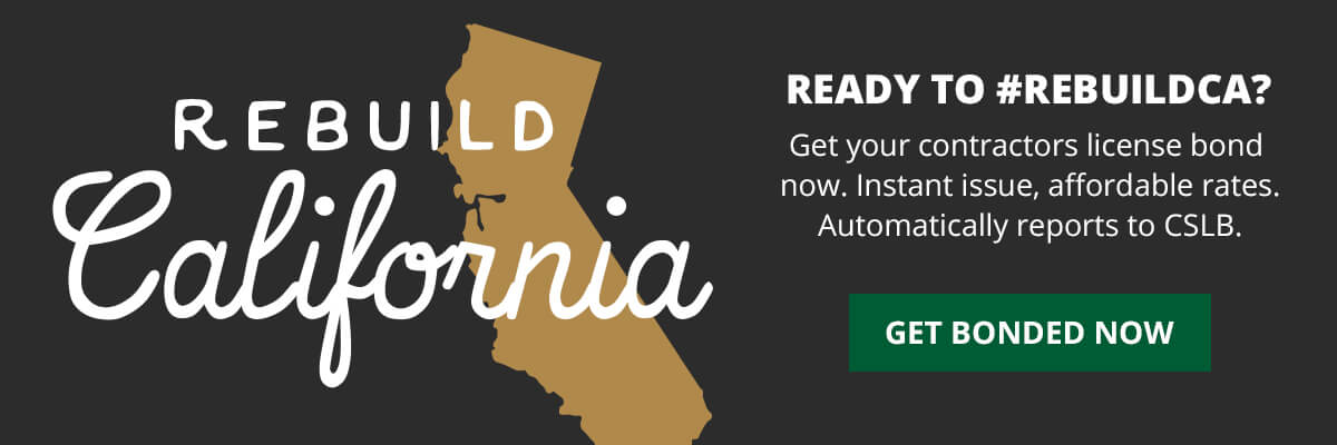 Rebuild CA License Bonds Quote